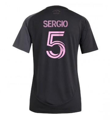 Inter Miami Sergio Busquets #5 Udebanetrøje Dame 2025-26 Kortærmet